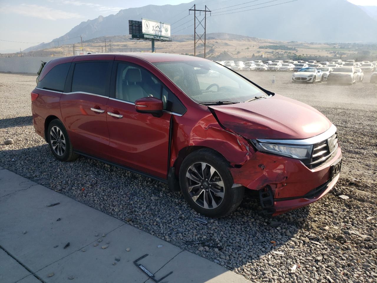 2022 HONDA ODYSSEY EXL VIN:5FNRL6H76NB042314