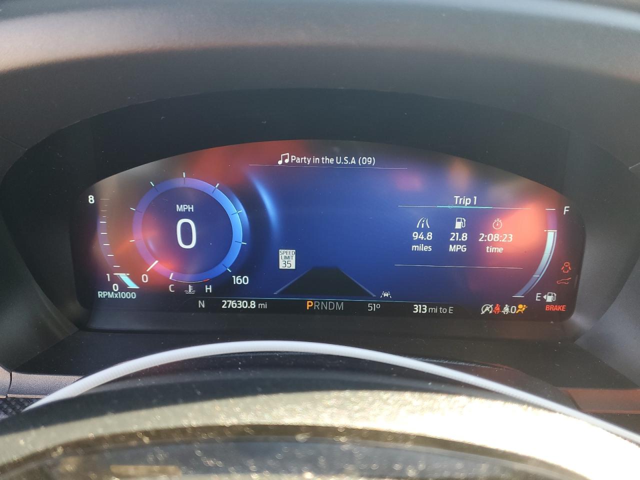 2023 FORD EXPLORER ST VIN:1FM5K8GC2PGA67873