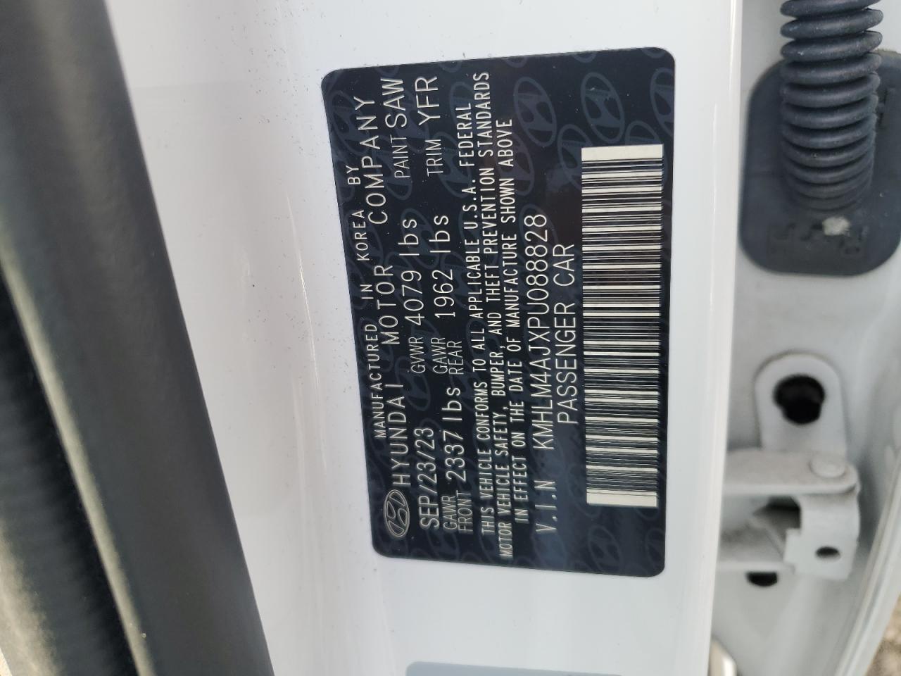 2023 HYUNDAI ELANTRA BLUE VIN:KMHLM4AJXPU088828
