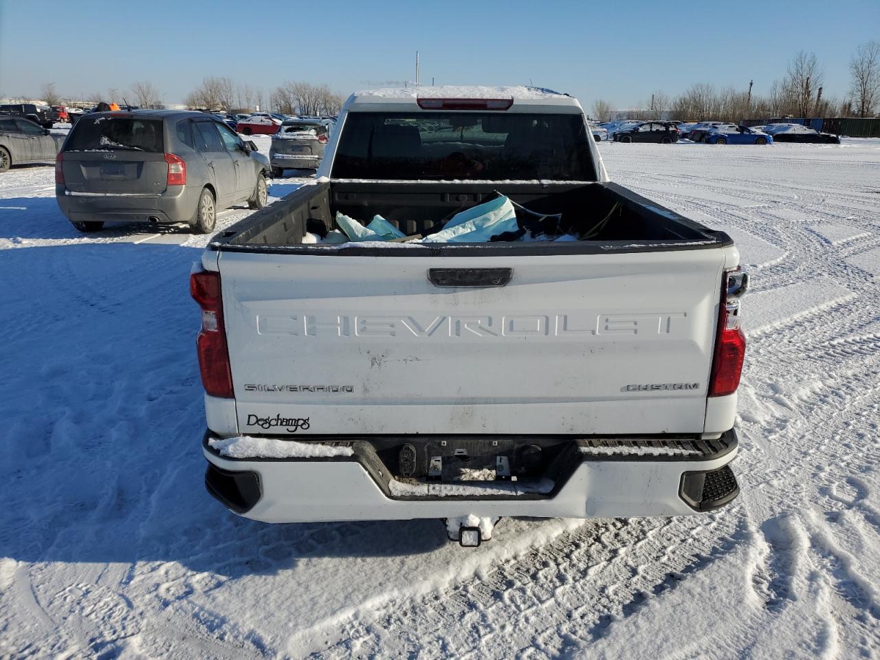 2022 CHEVROLET SILVERADO K1500 CUSTOM VIN:1GCPDBEK4NZ588805