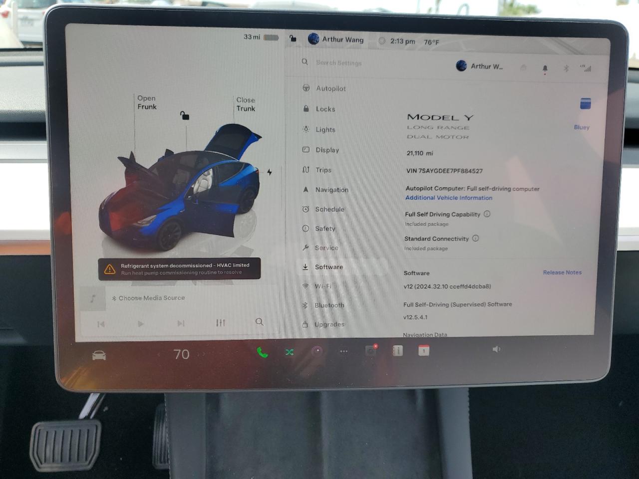 2023 TESLA MODEL Y  VIN:7SAYGDEE7PF884527