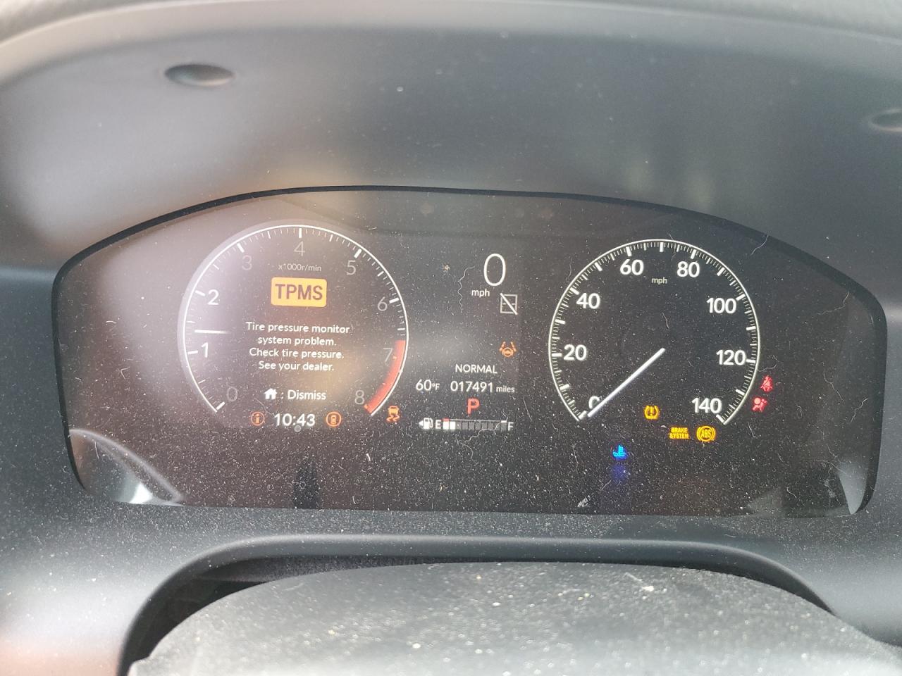 2024 HONDA HR-V SPORT VIN:3CZRZ1H5XRM701443