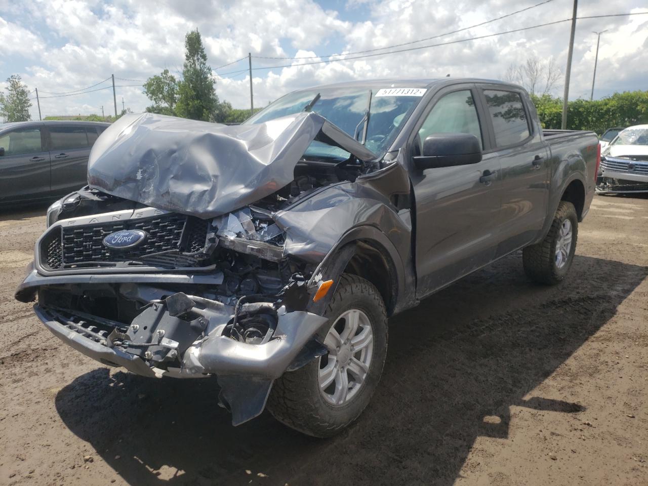 2022 FORD RANGER XL VIN:1FTER4FH8NLD08085