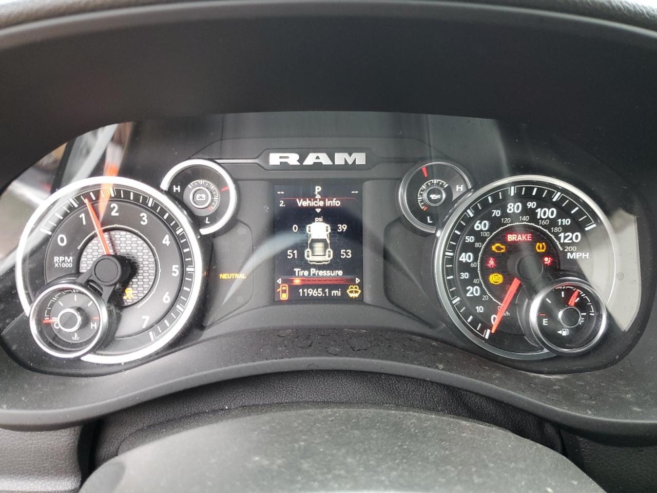 2023 RAM 2500 TRADESMAN VIN:3C6UR5HJ4PG589374