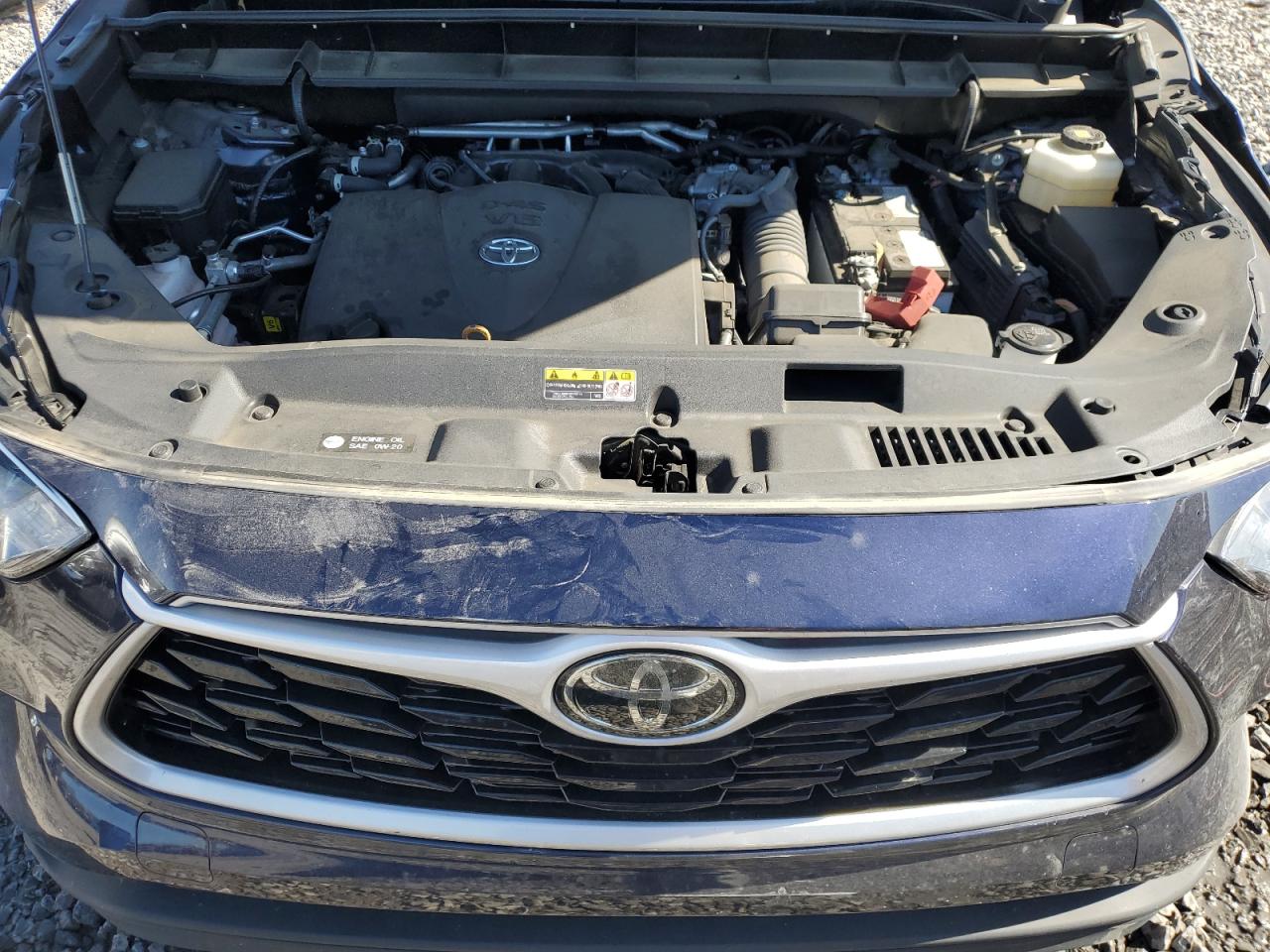 2022 TOYOTA HIGHLANDER XLE VIN:5TDGZRAH2NS129505