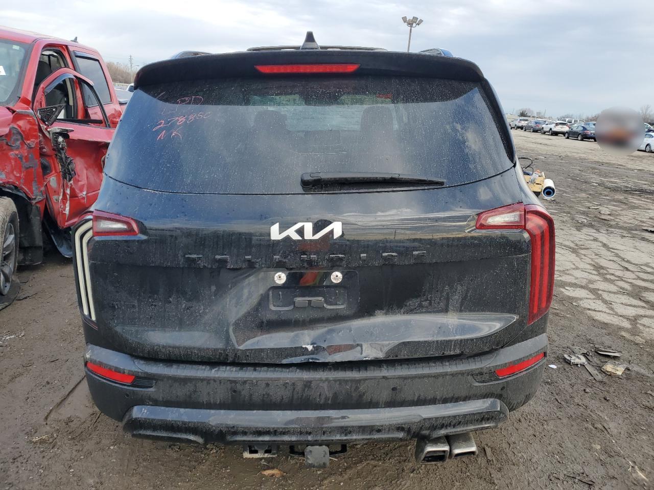 2022 KIA TELLURIDE SX VIN:5XYP5DHC3NG303152