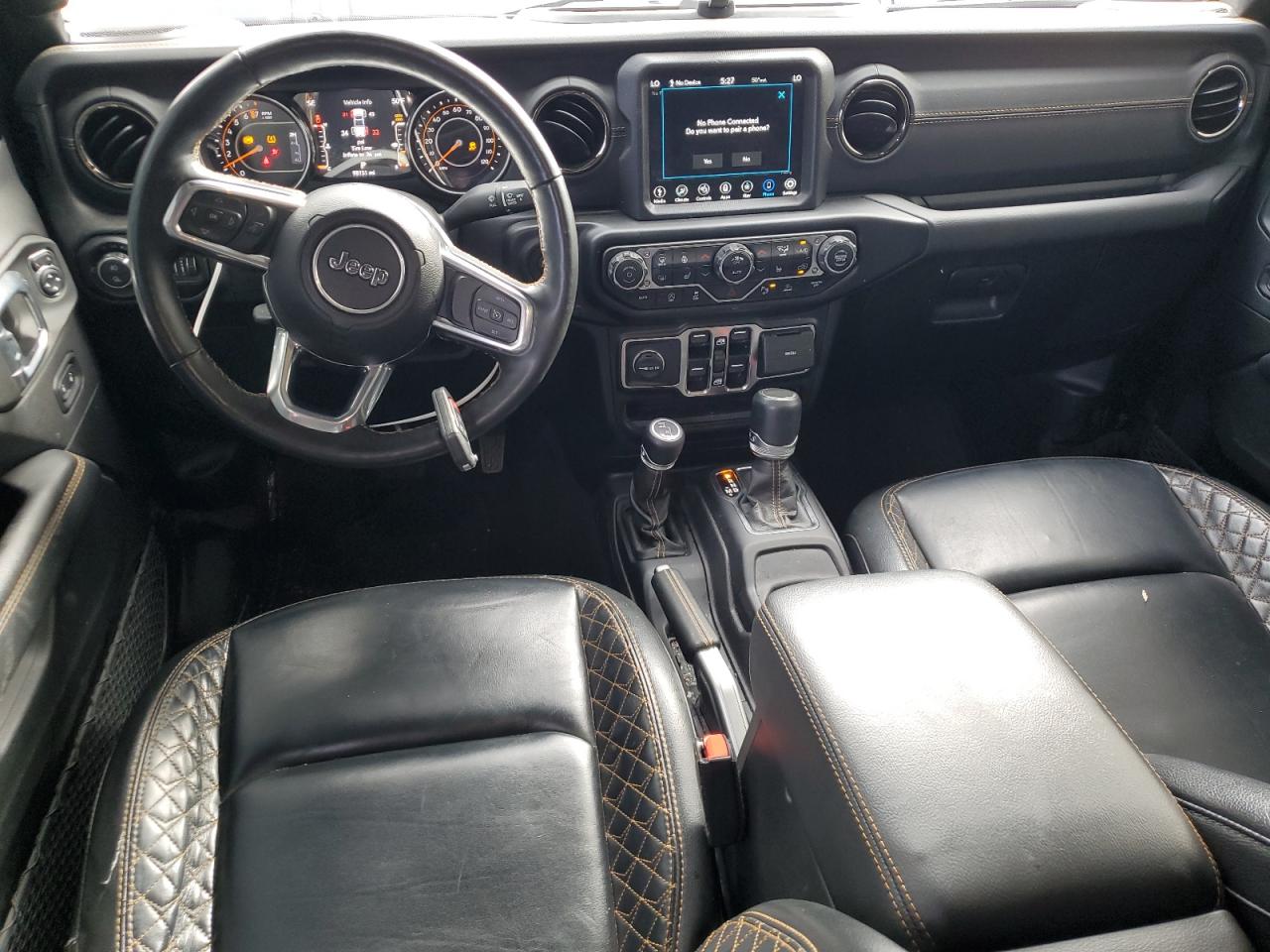 2022 JEEP GLADIATOR OVERLAND VIN:1C6HJTFG2NL129862