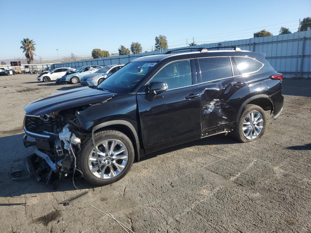 2022 TOYOTA HIGHLANDER HYBRID LIMITED VIN:5TDXBRCH3NS556094