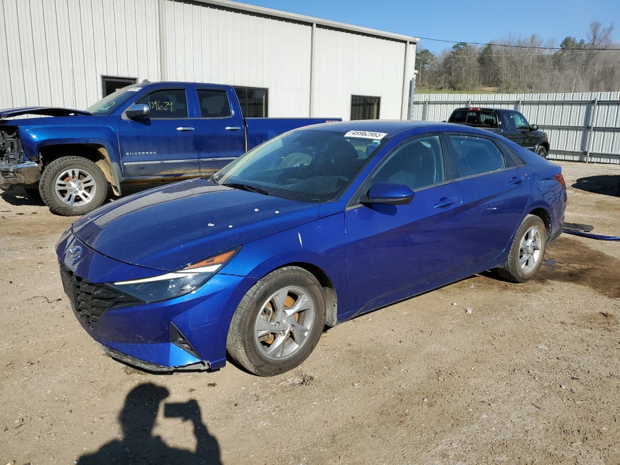 2022 HYUNDAI ELANTRA SE VIN:5NPLL4AG7NH062108