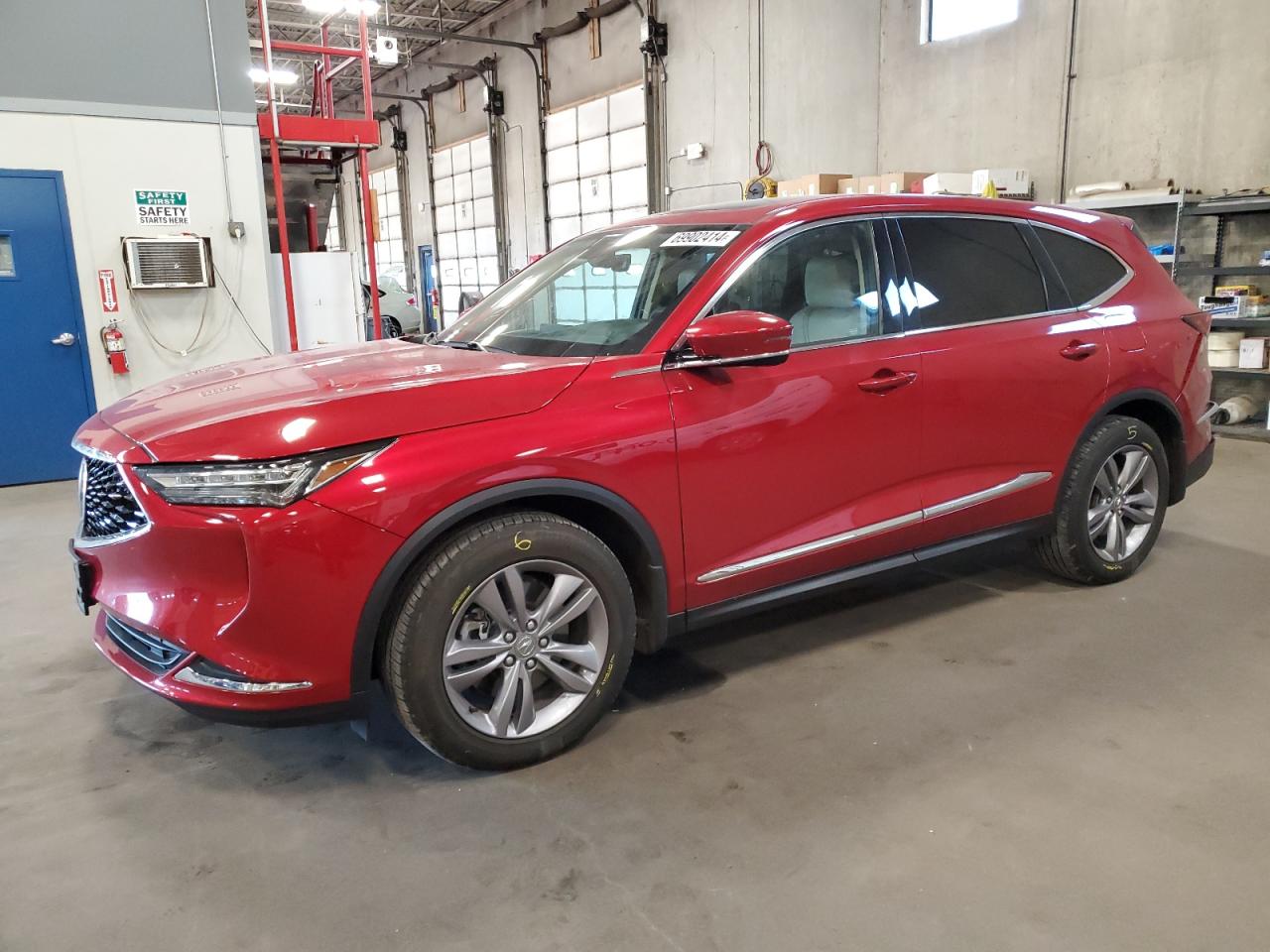 2022 ACURA MDX  VIN:5J8YE1H30NL008020