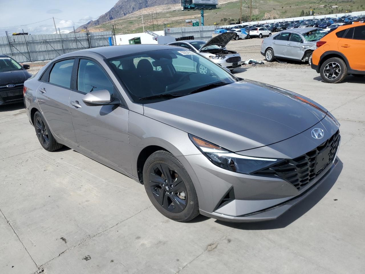 2022 HYUNDAI ELANTRA BLUE VIN:KMHLM4AJ5NU030980
