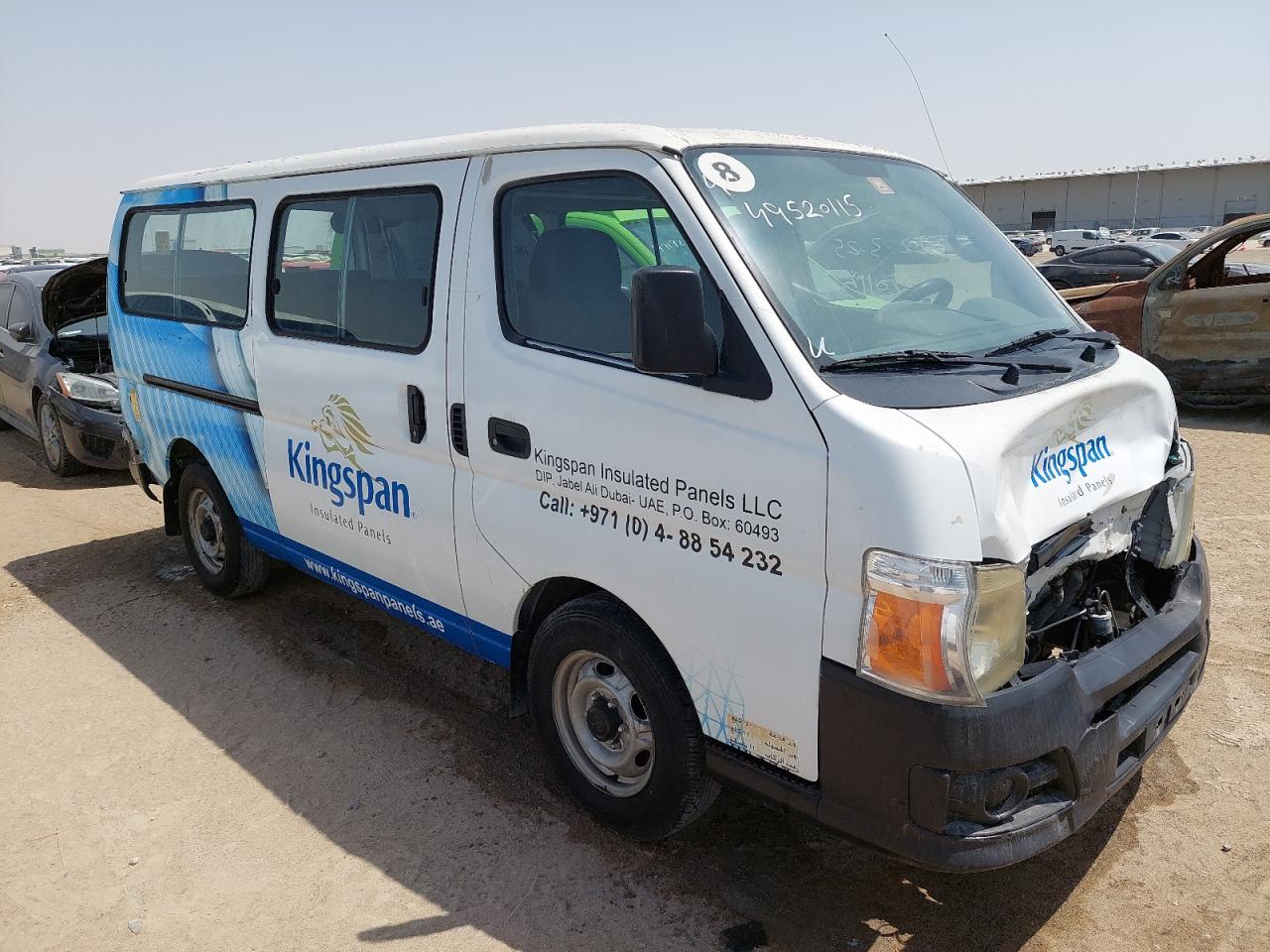 2013 NISSAN URVAN VIN:JN6AE54S9DX******