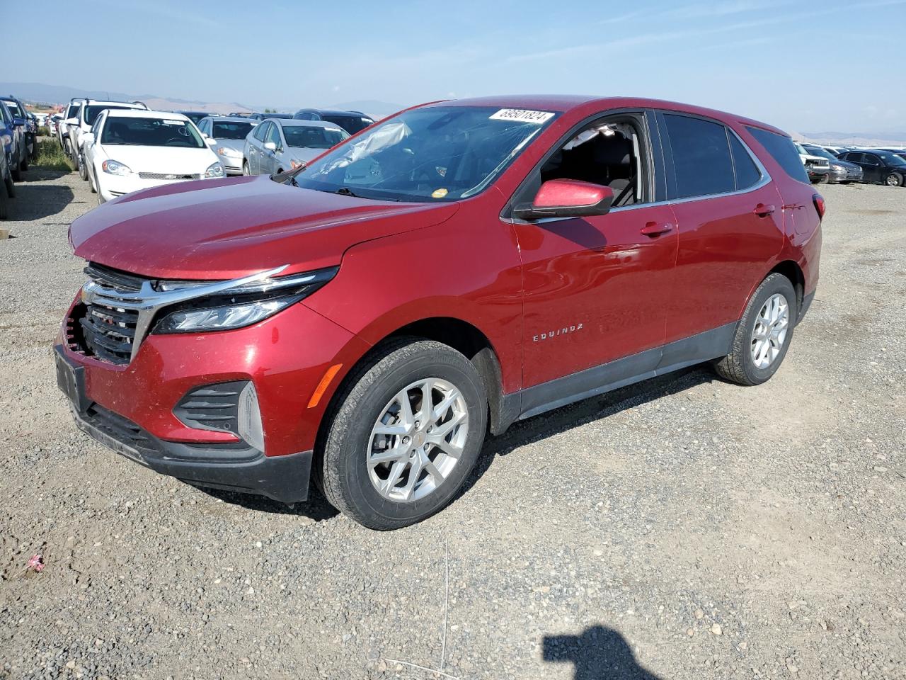2022 CHEVROLET EQUINOX LT VIN:3GNAXUEV2NL223668