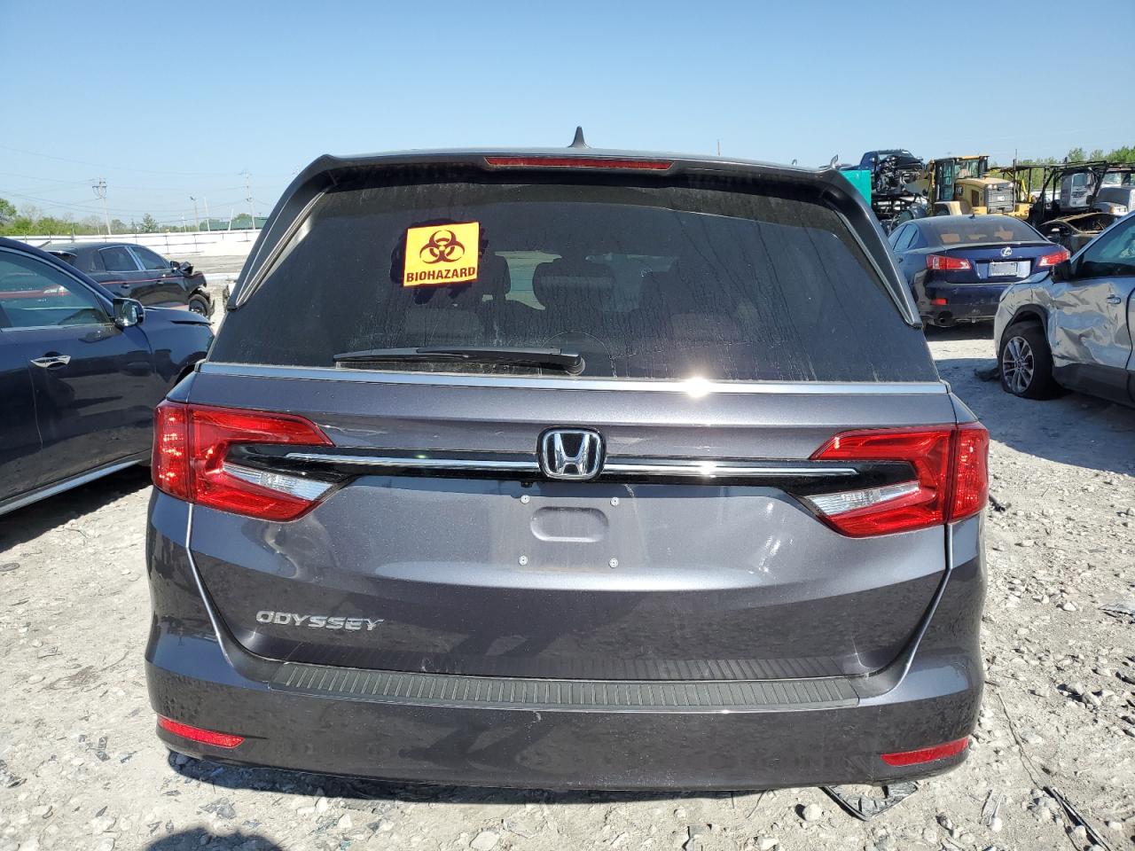 2022 HONDA ODYSSEY EX VIN:5FNRL6H58NB049800