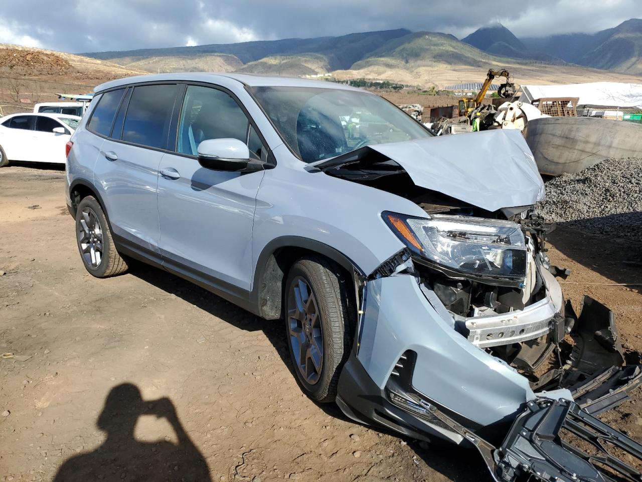 2022 HONDA PASSPORT EXL VIN:5FNYF7H58NB003733