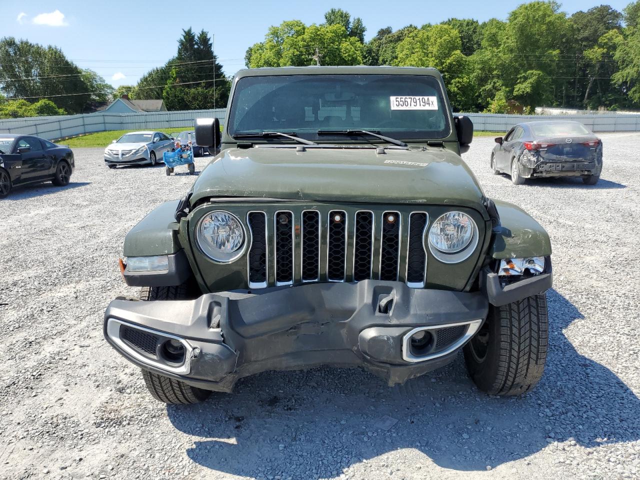 2022 JEEP GLADIATOR OVERLAND VIN:1C6HJTFG9NL140342