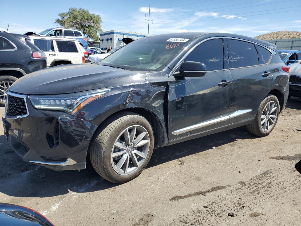 2022 ACURA RDX TECHNOLOGY VIN:5J8TC2H5XNL017797