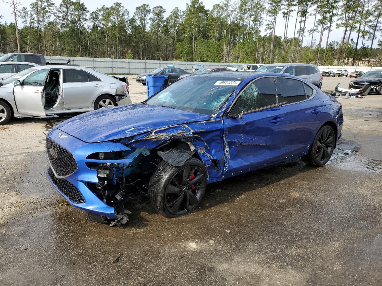 2022 GENESIS G70 BASE VIN:KMTG54TE1NU094180