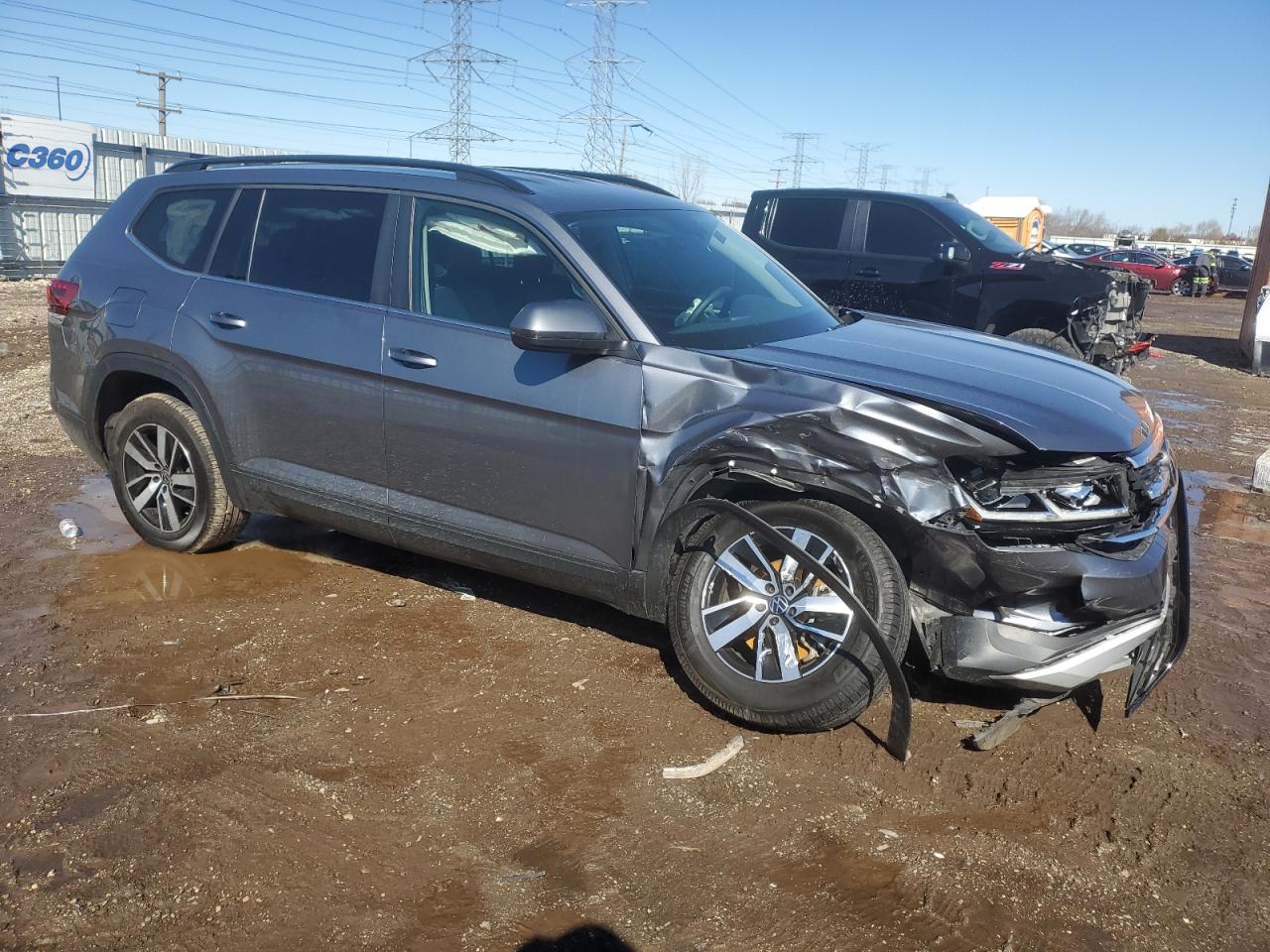 2022 VOLKSWAGEN ATLAS SE VIN:1V2LP2CAXNC515083