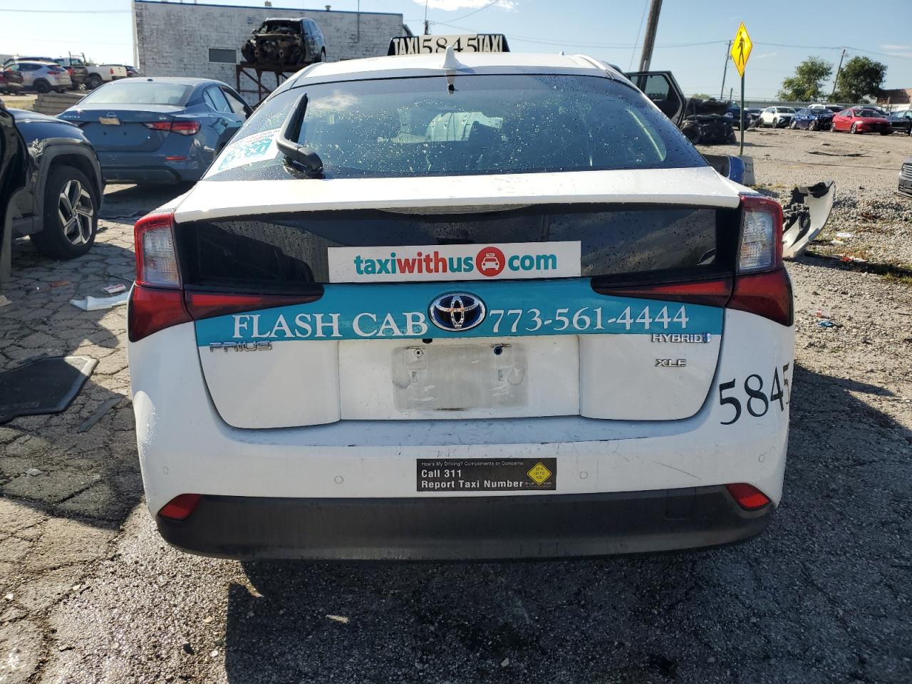 2022 TOYOTA PRIUS NIGHT SHADE VIN:JTDKAMFU5N3177723