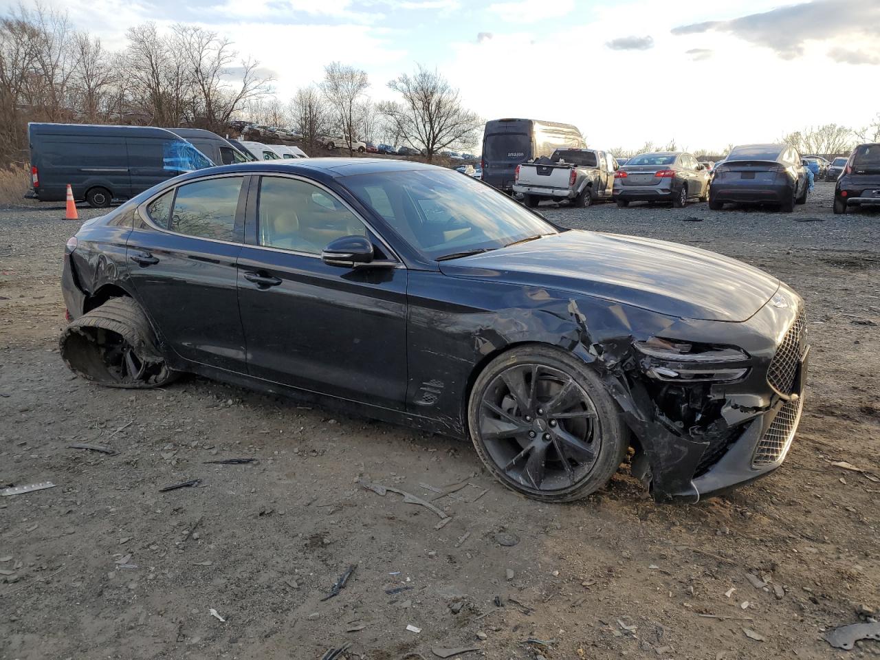 2022 GENESIS G70 BASE VIN:KMTG54TE0NU085311