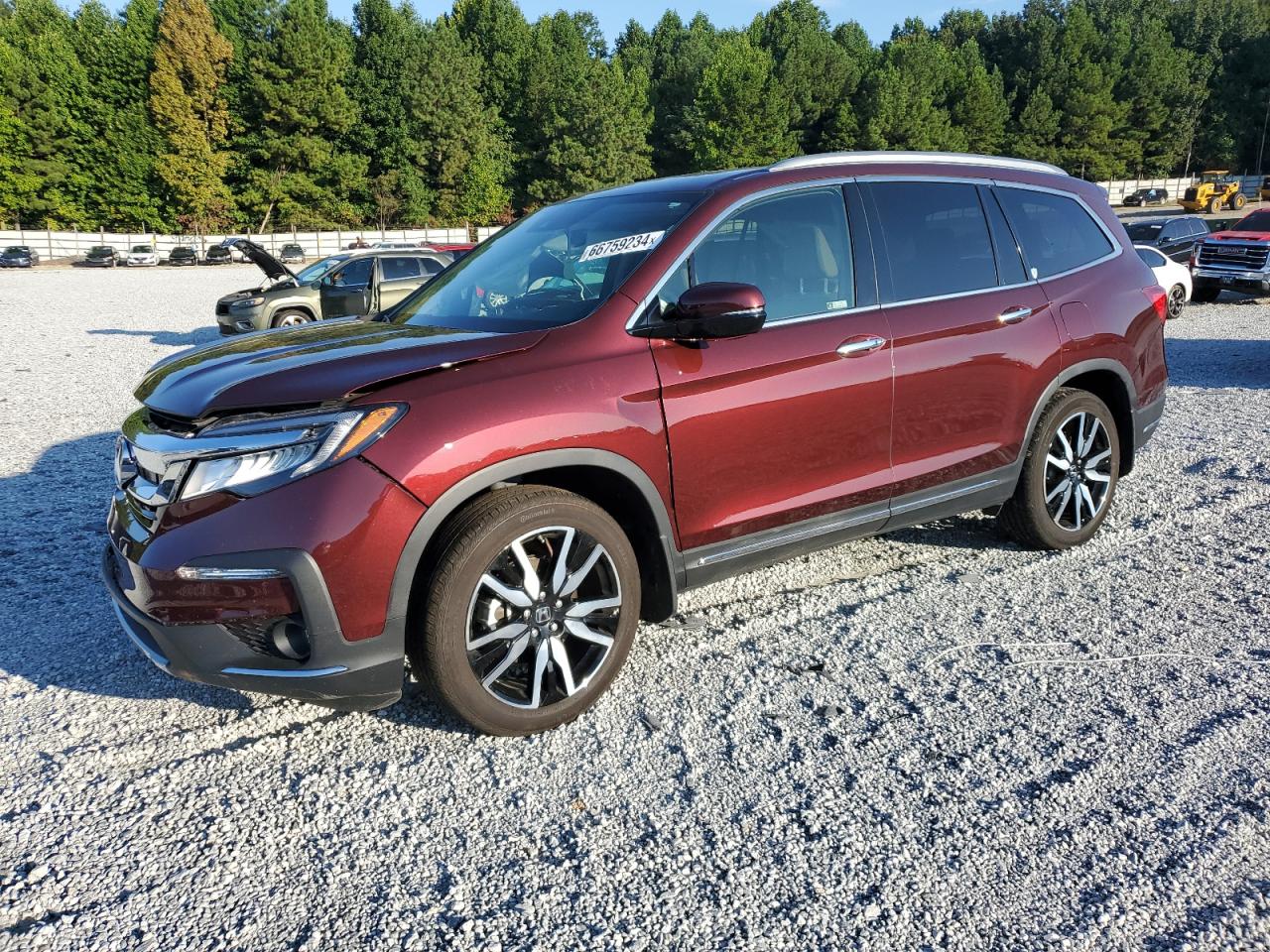 2022 HONDA PILOT TOURING VIN:5FNYF5H63NB013339