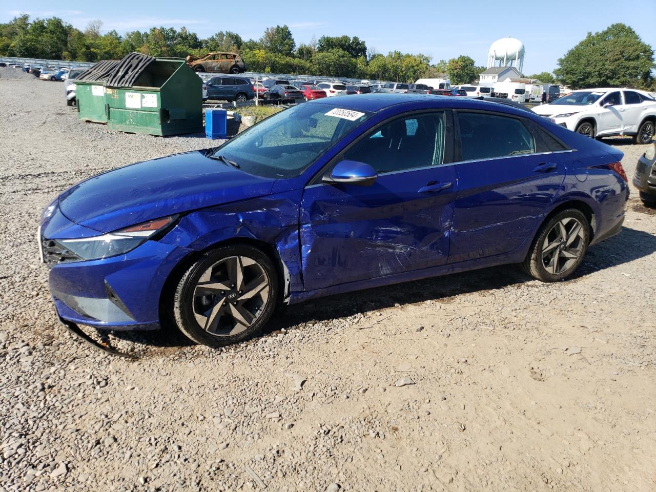 2022 HYUNDAI ELANTRA SEL VIN:KMHLN4AG1NU288995