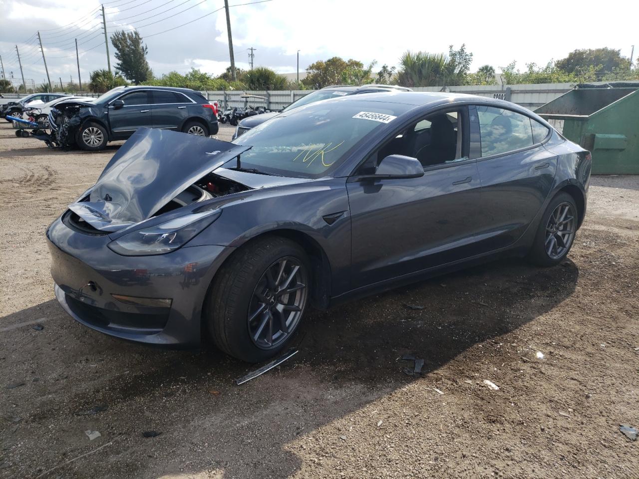 2022 TESLA MODEL 3  VIN:5YJ3E1EB2NF158072