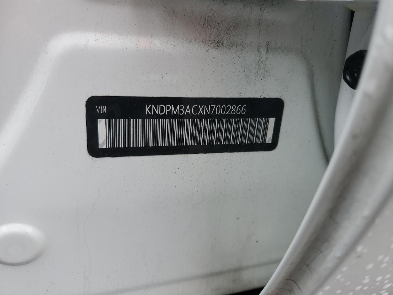 2022 KIA SPORTAGE LX VIN:KNDPM3ACXN7002866