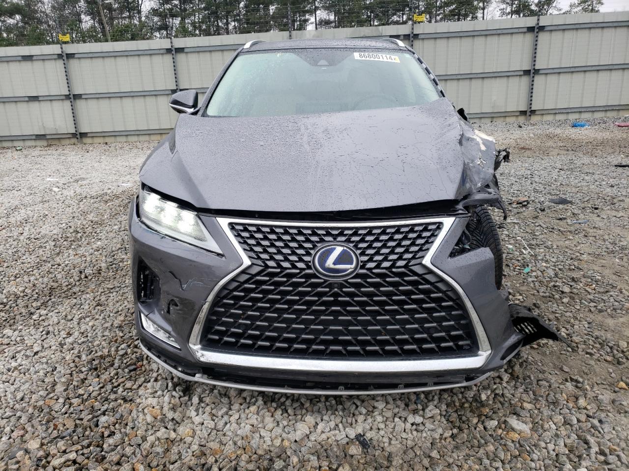 2022 LEXUS RX 450H VIN:2T2JGMDA1NC082436