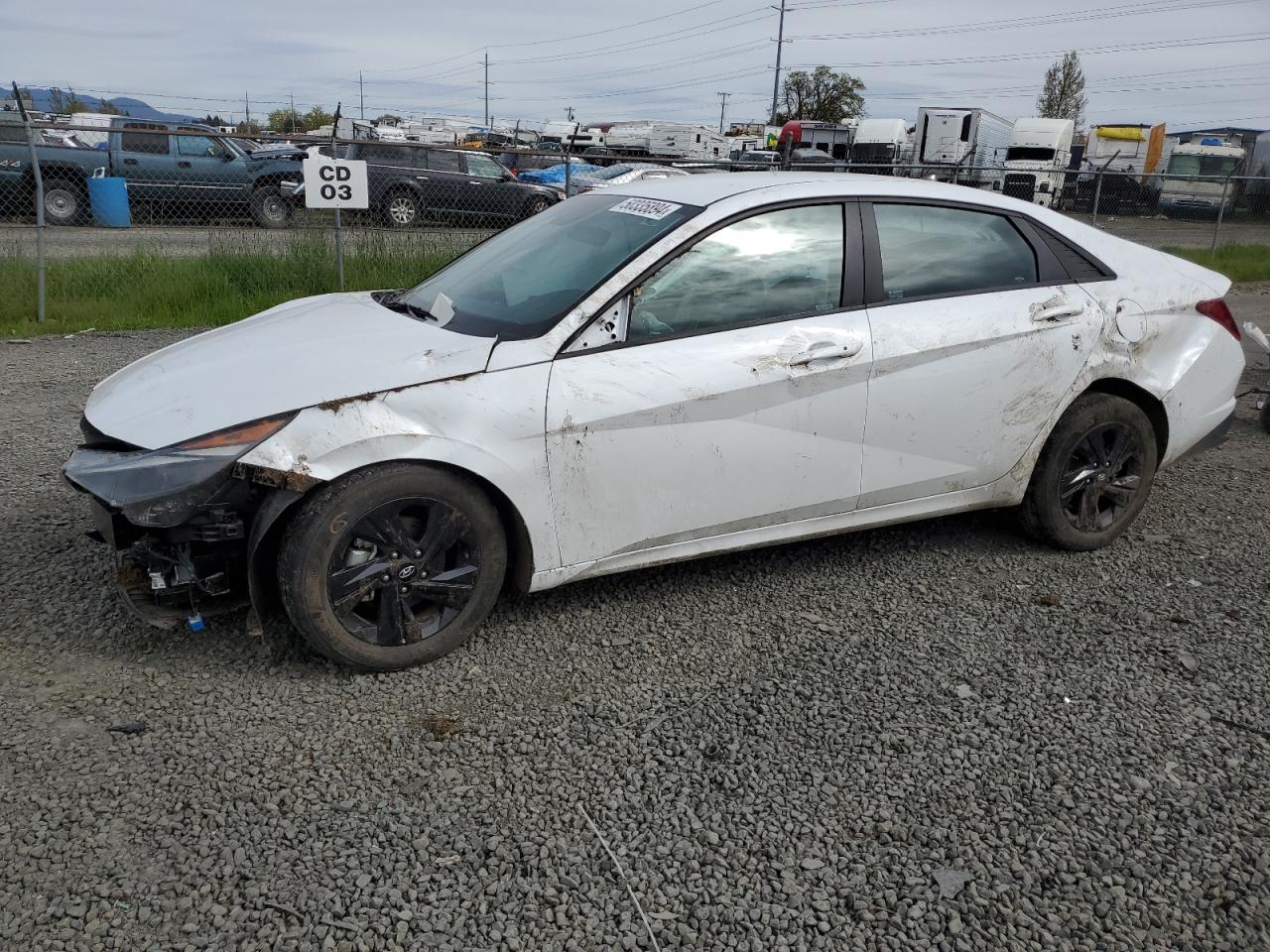 2022 HYUNDAI ELANTRA SEL VIN:5NPLM4AGXNH078915