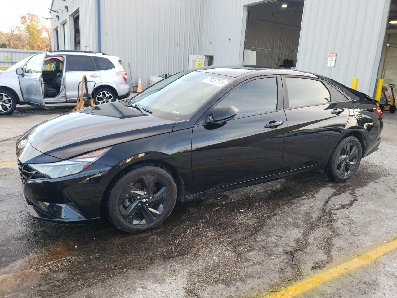 2022 HYUNDAI ELANTRA BLUE VIN:KMHLM4AJ2NU030175