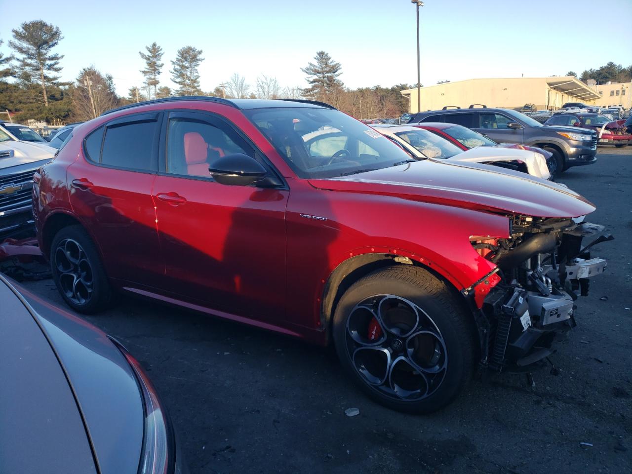 2023 ALFA ROMEO STELVIO TI VIN:ZASPAKBNXP7D57243