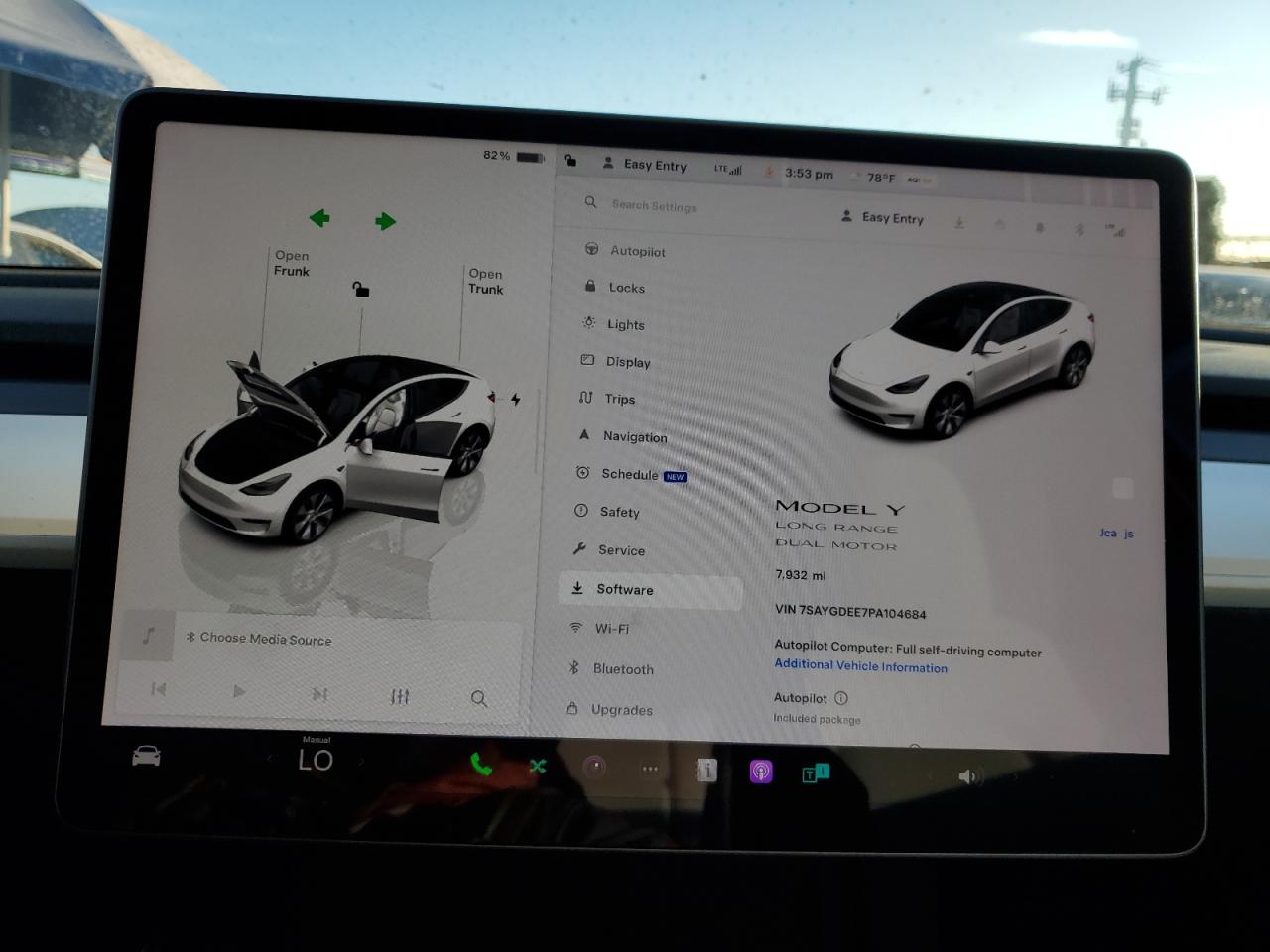 2023 TESLA MODEL Y  VIN:7SAYGDEE7PA104684