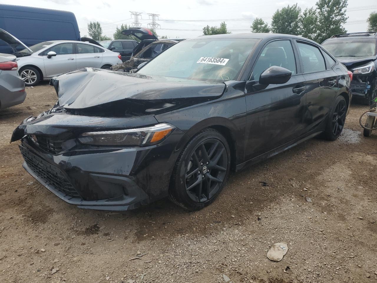 2022 HONDA CIVIC SPORT VIN:2HGFE2F52NH571553