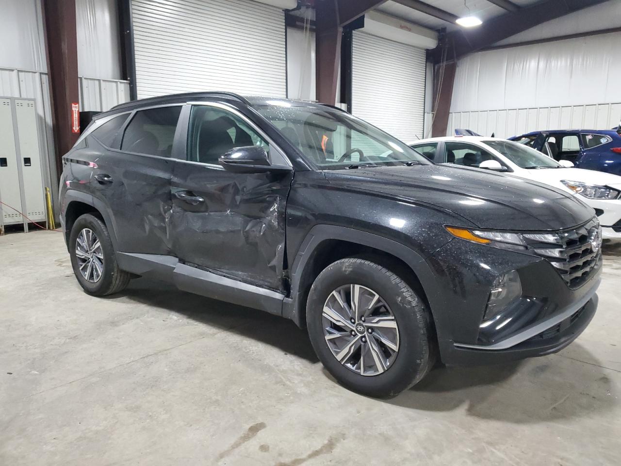 2022 HYUNDAI TUCSON BLUE VIN:KM8JBCA10NU081178