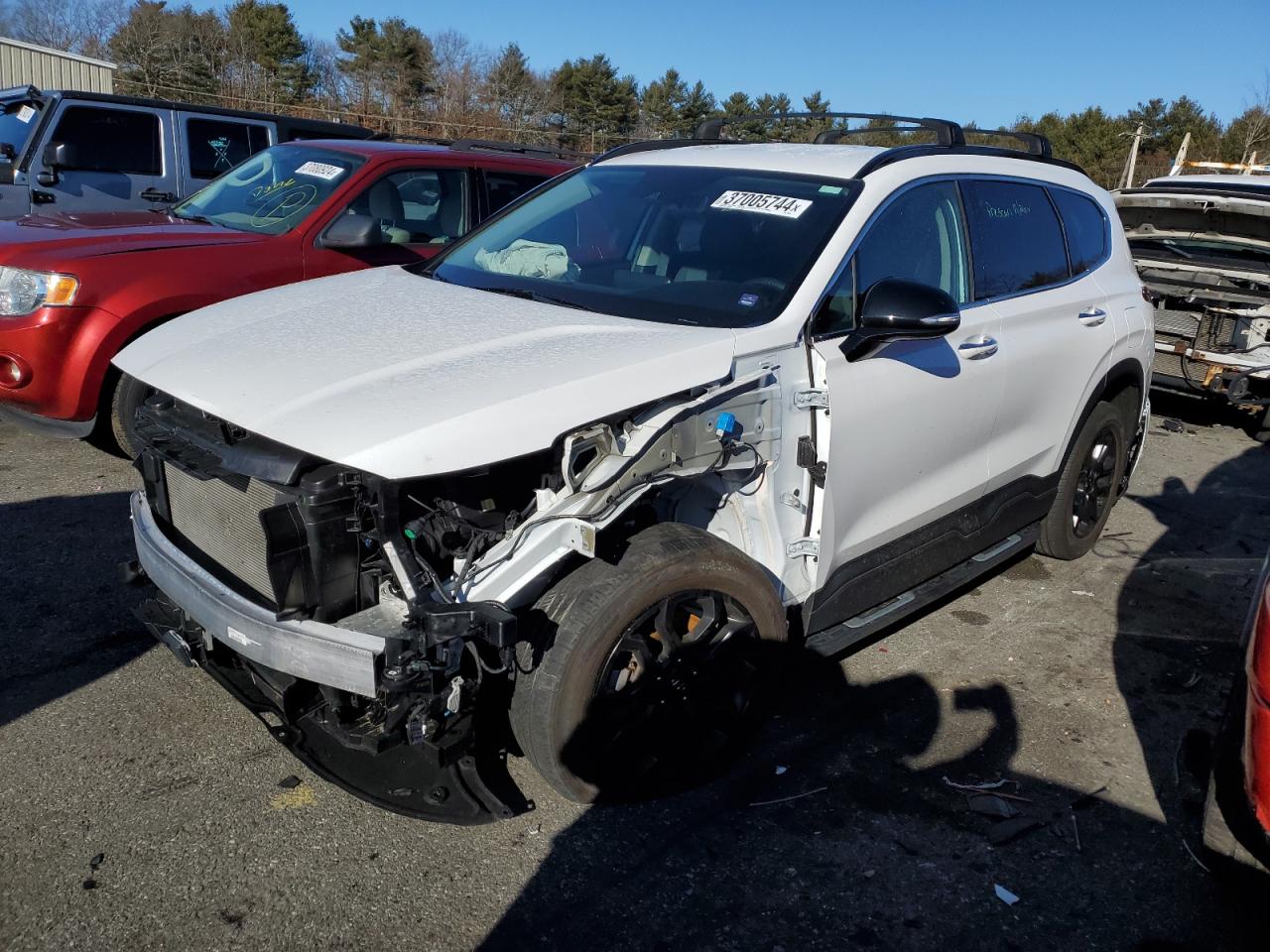 2022 HYUNDAI SANTA FE SEL VIN:5NMS6DAJ5NH393393
