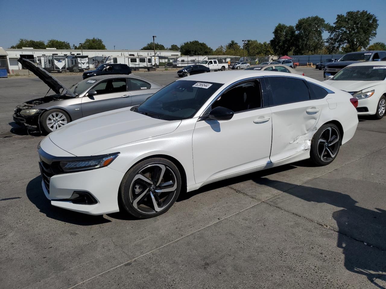 2022 HONDA ACCORD SPORT VIN:1HGCV1F33NA024351