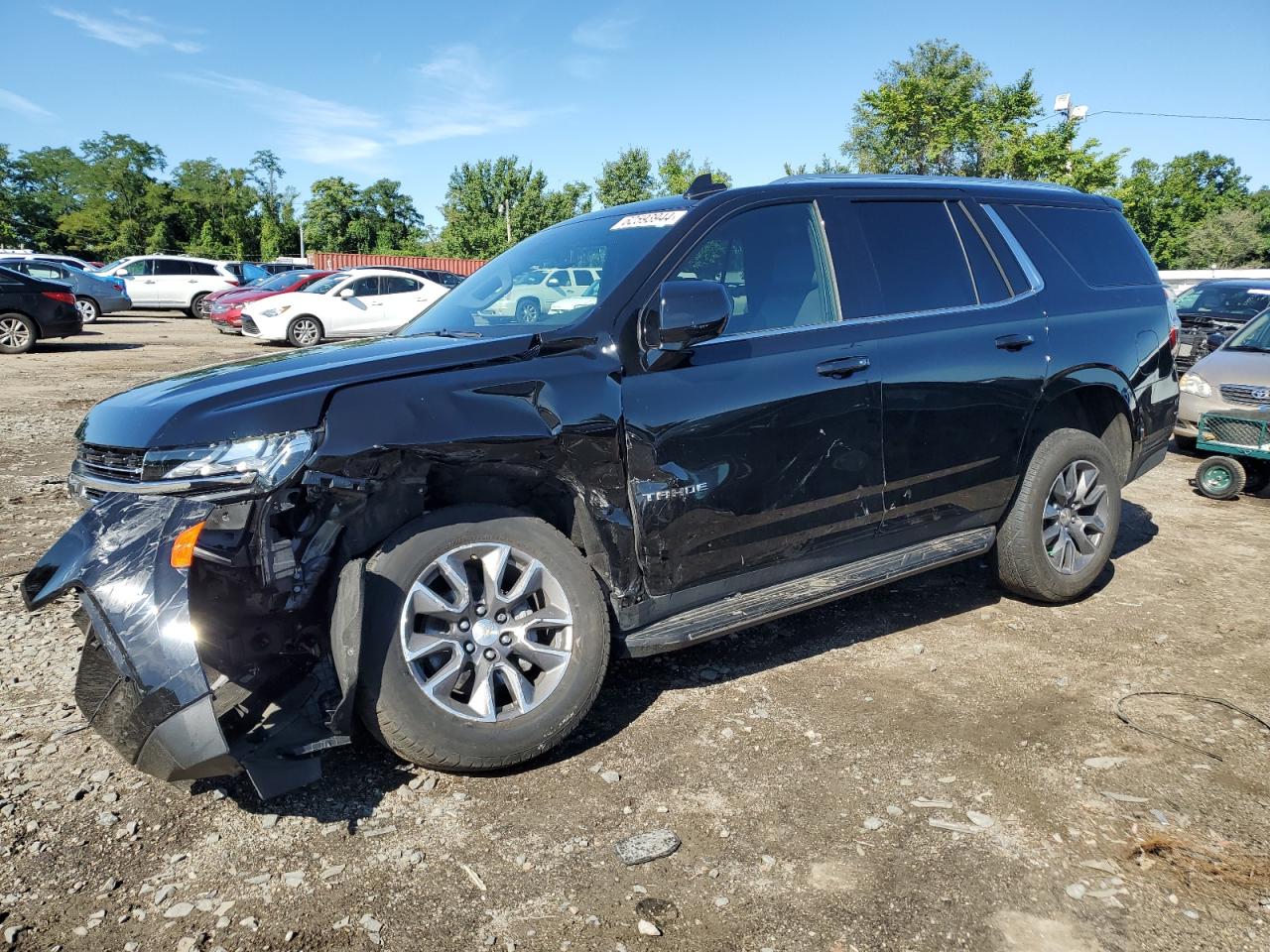 2022 CHEVROLET TAHOE K1500 LT VIN:1GNSKNKD5NR257438