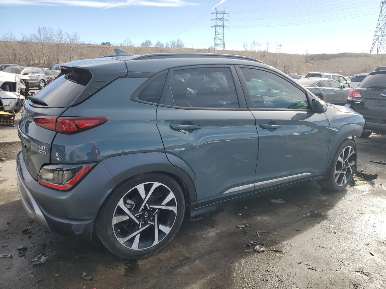 2022 HYUNDAI KONA LIMITED VIN:KM8K5CA31NU901359