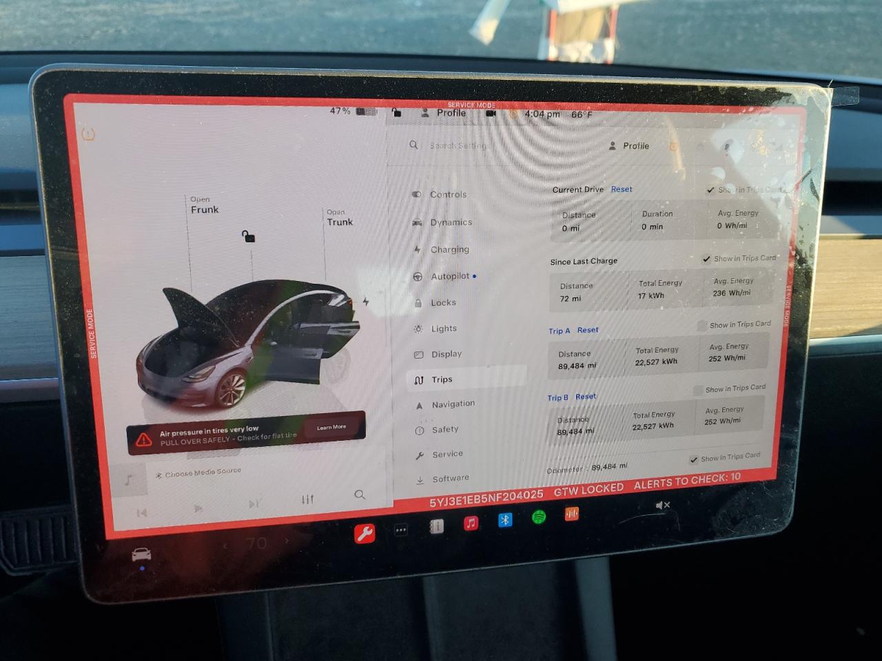 2022 TESLA MODEL 3  VIN:5YJ3E1EB5NF204025