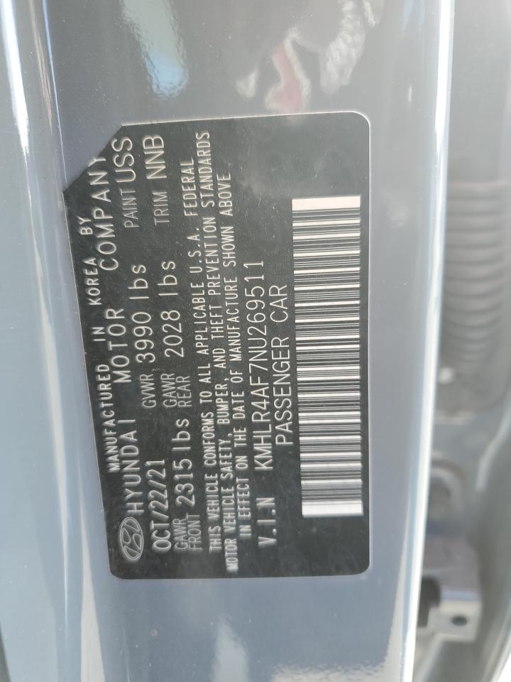 2022 HYUNDAI ELANTRA N LINE VIN:KMHLR4AF7NU269511