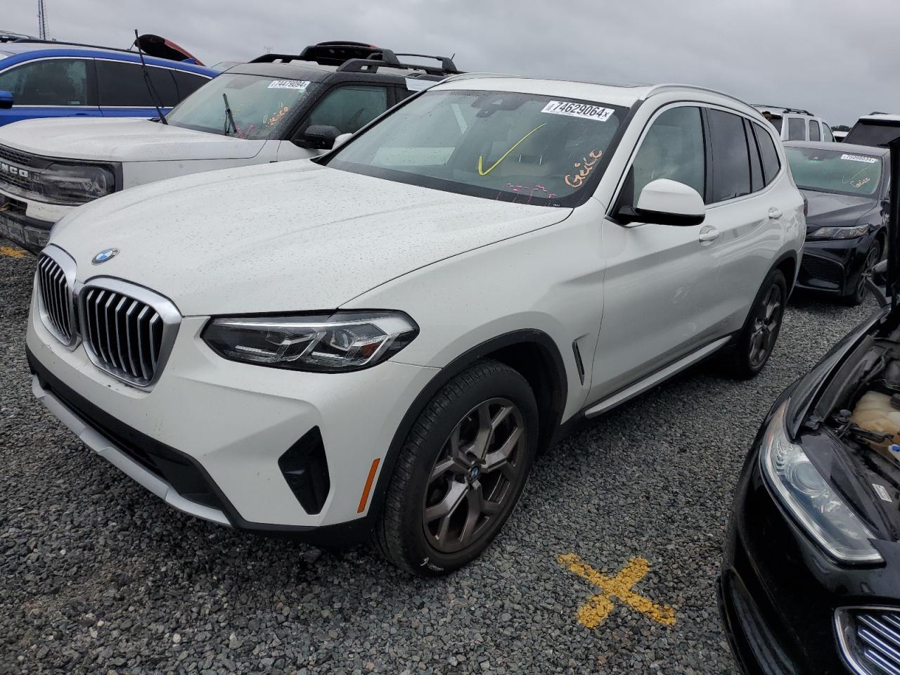 2022 BMW X3 SDRIVE30I VIN:5UX43DP07N9J95523