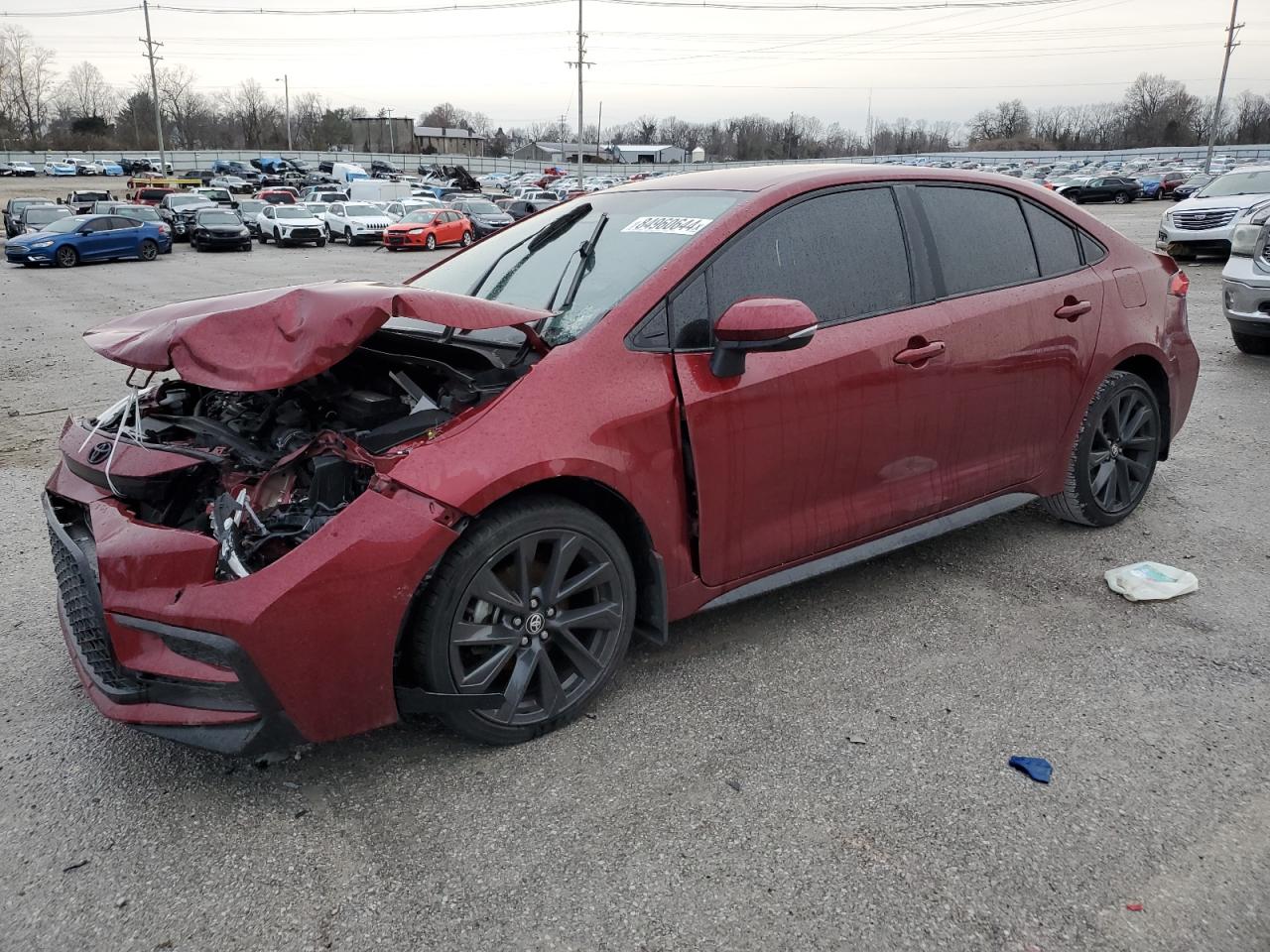 2023 TOYOTA COROLLA SE VIN:5YFS4MCE7PP147654