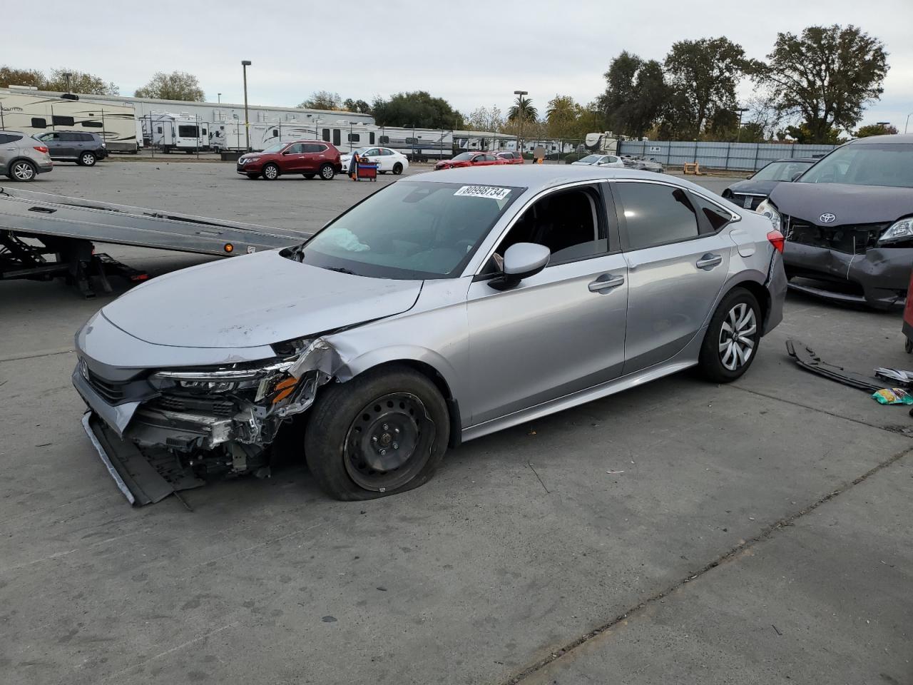 2022 HONDA CIVIC LX VIN:2HGFE2F23NH512677