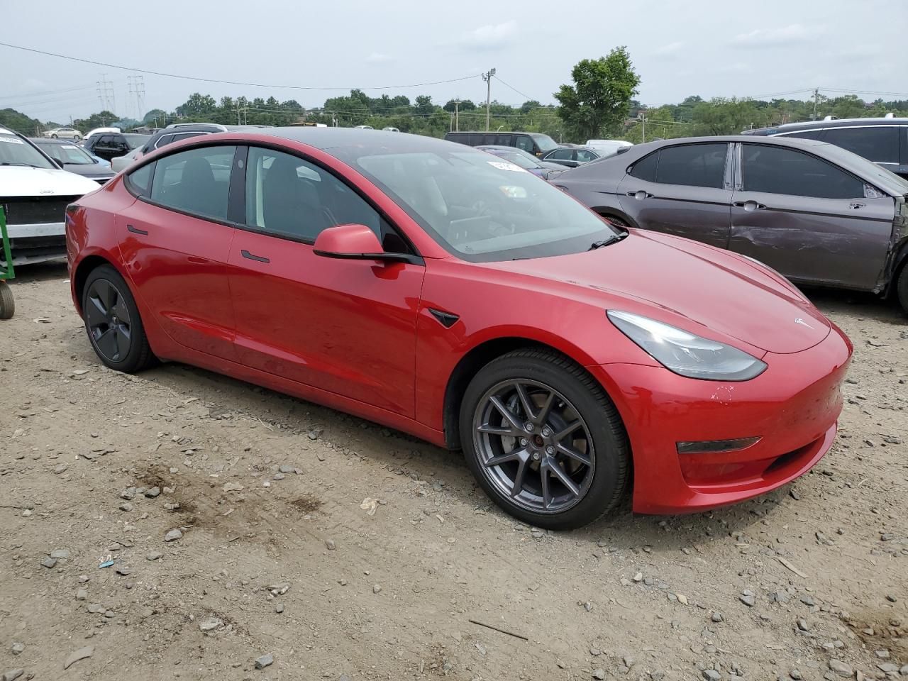 2022 TESLA MODEL 3  VIN:5YJ3E1EB1NF238091