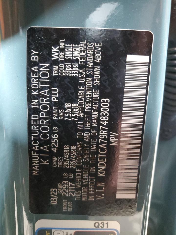 2024 KIA SELTOS SX VIN:KNDETCA79R7483003