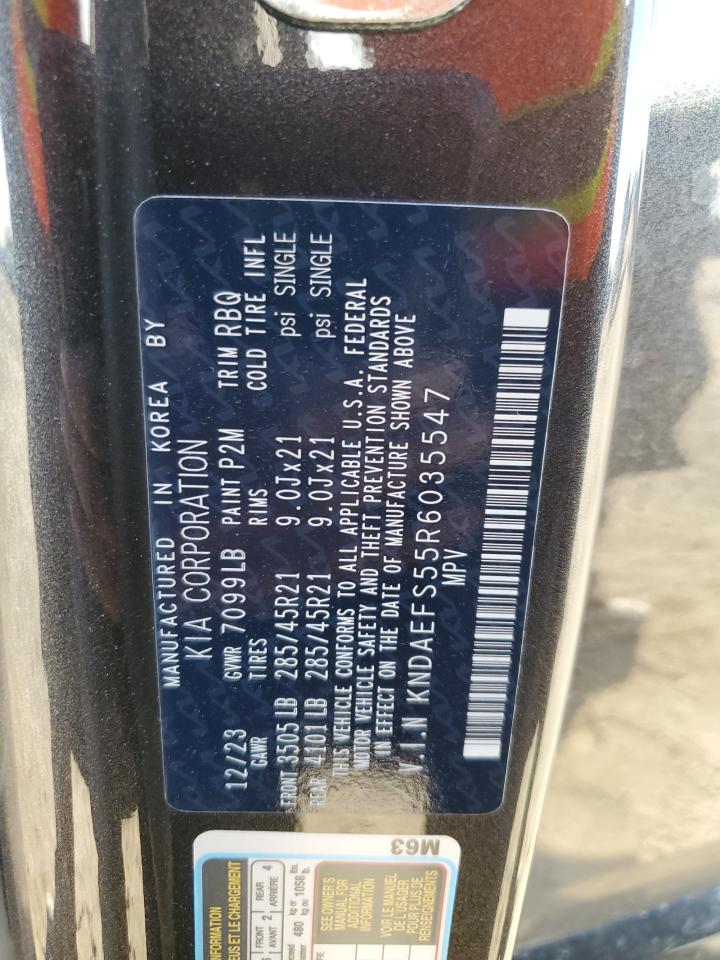 2024 KIA EV9 GT LINE VIN:KNDAEFS55R6035547