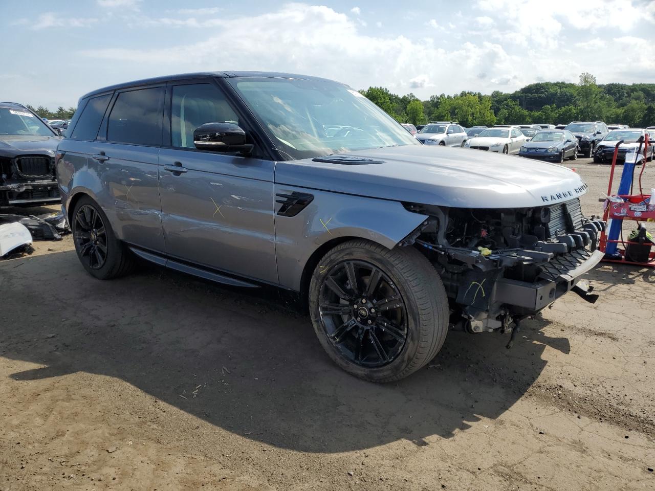 2022 LAND ROVER RANGE ROVER SPORT HSE SILVER EDITION VIN:SALWR2SU2NA202487