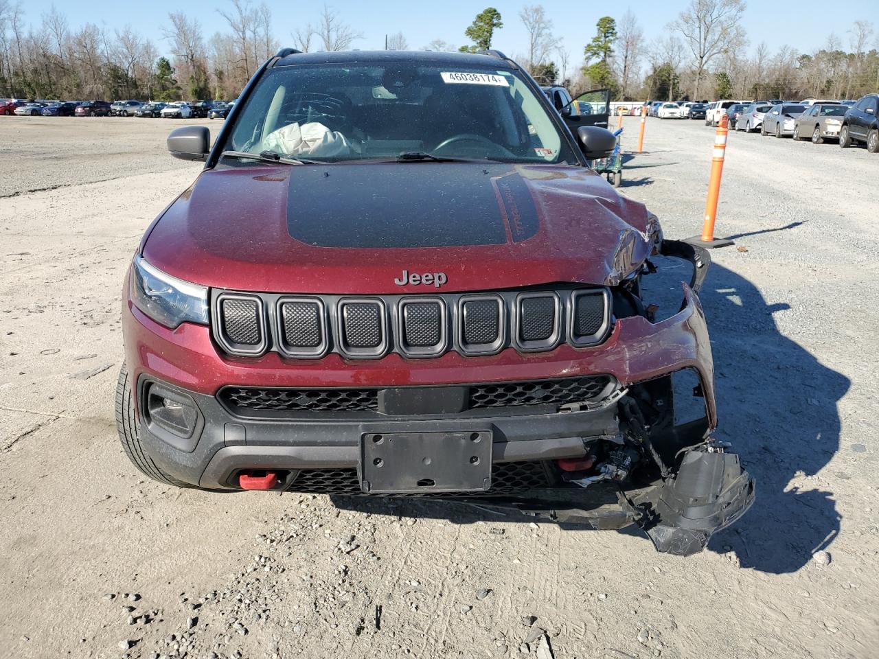 2022 JEEP COMPASS TRAILHAWK VIN:3C4NJDDB3NT121296